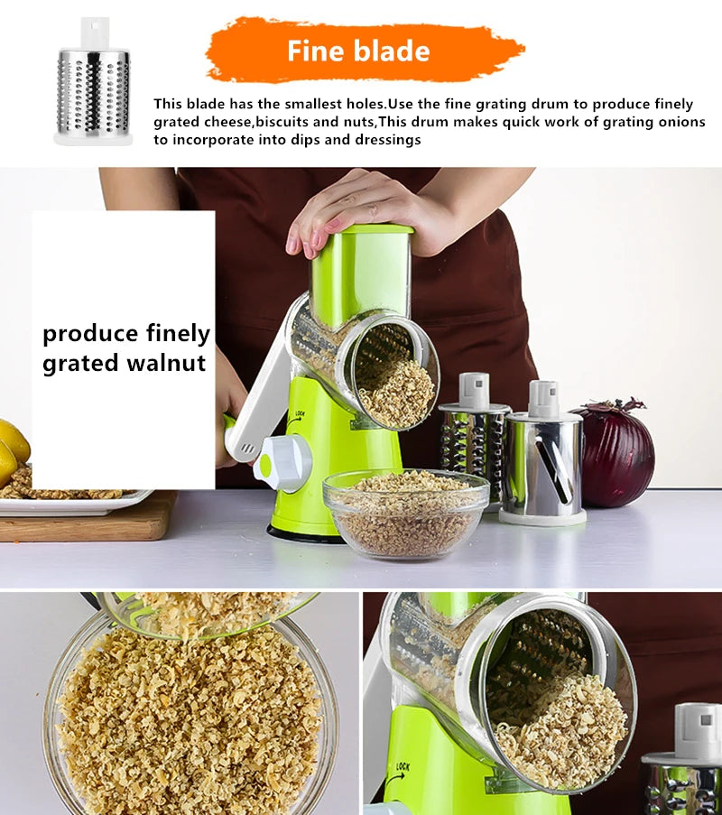 Multifunctional 3 in 1 Vegetable Cutter