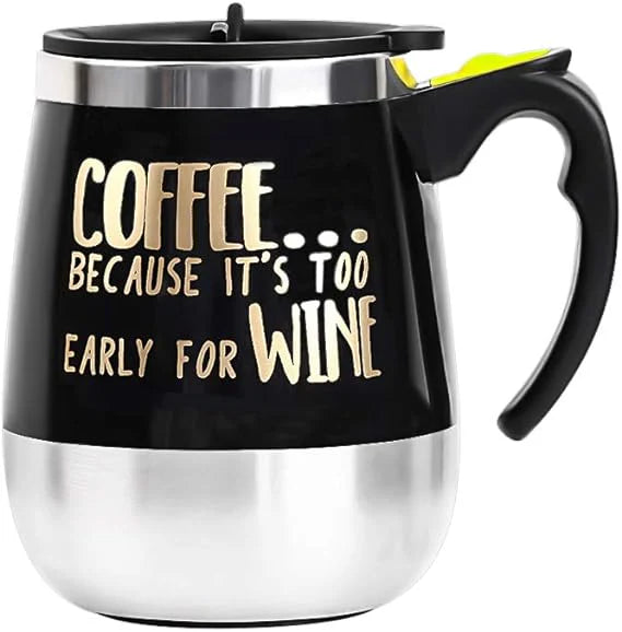 Self Stirring Mug with Lid