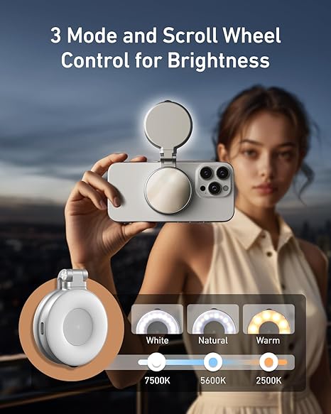 TELESIN - Magnetic Selfie Ring Light ©